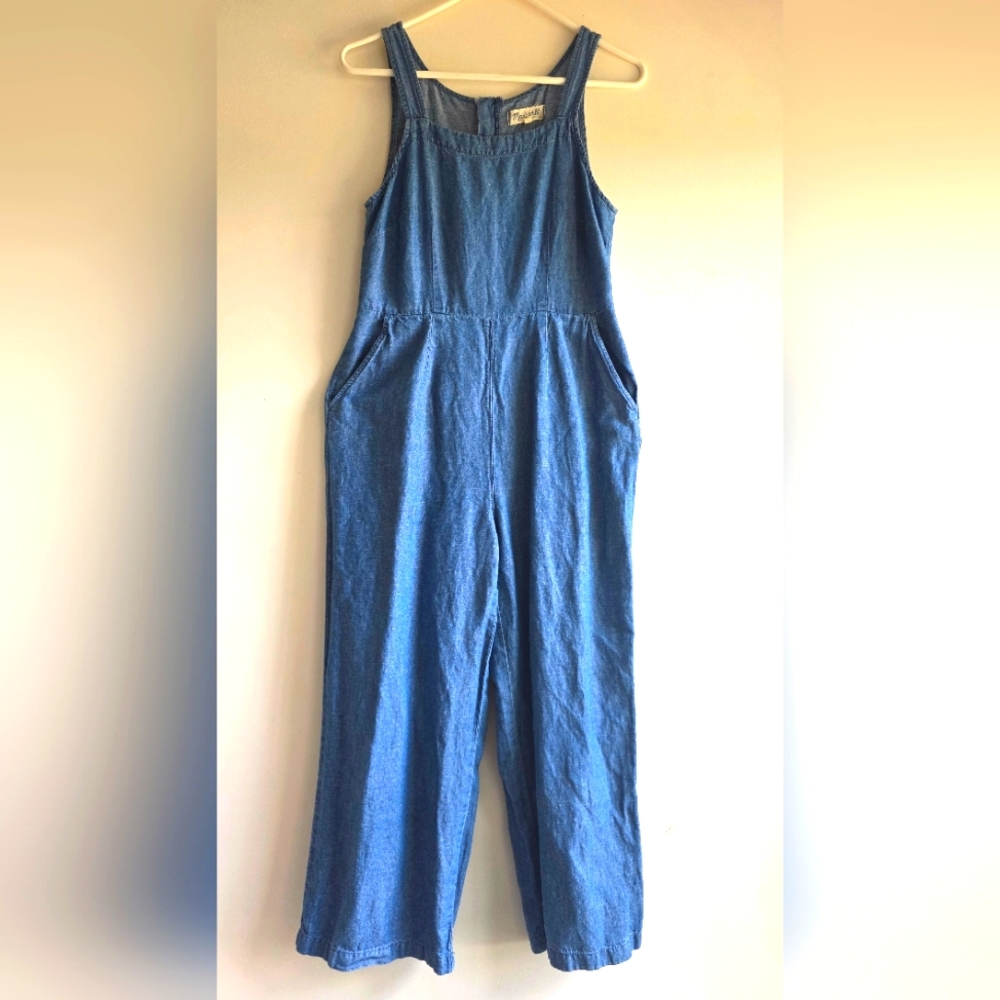 Women's Blue Denim Jumpsuit